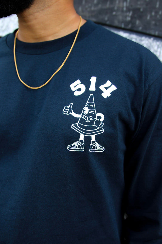 SZN 2 LONG SLEEVE - NAVY BLUE