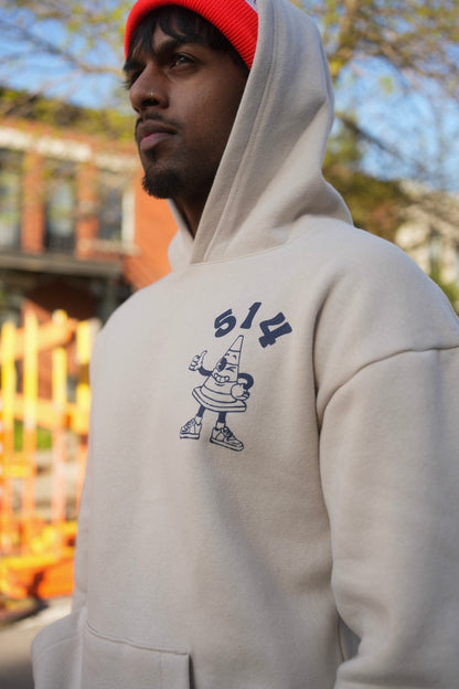 SZN 2 HOODIE  - BONE/BEIGE