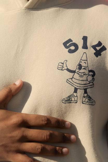 SZN 2 HOODIE  - BONE/BEIGE