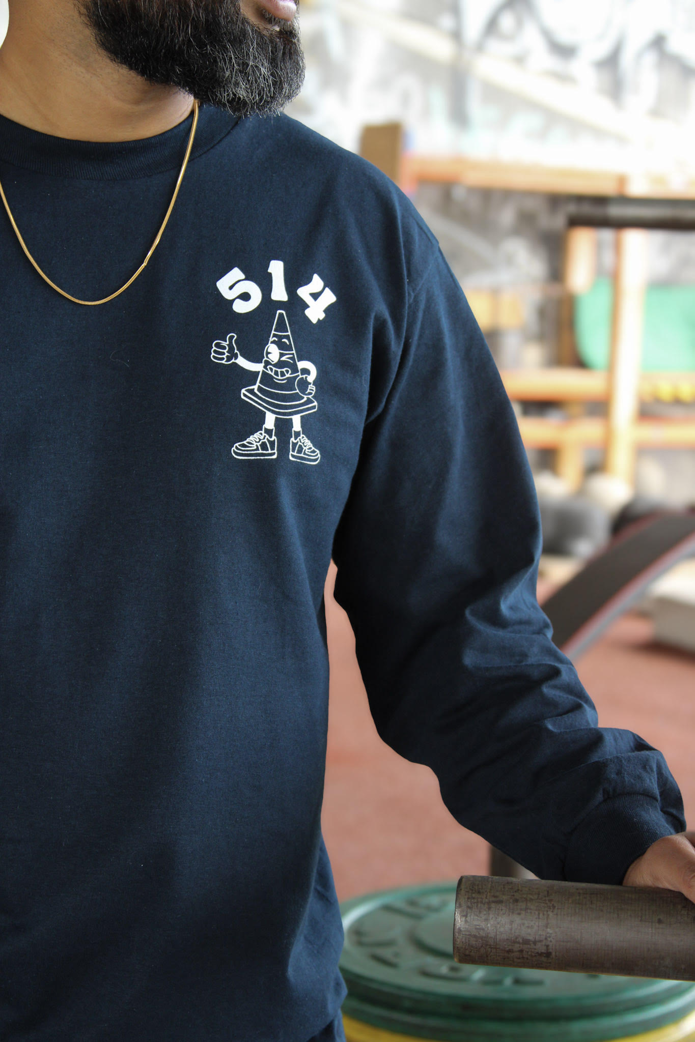 SZN 2 LONG SLEEVE - NAVY BLUE